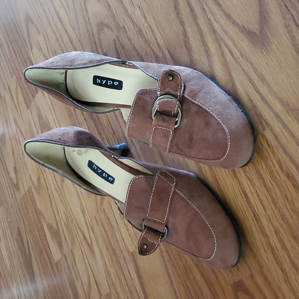 Hype Suede Heels